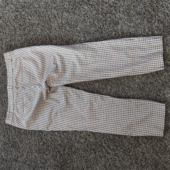 Size 10 Banana Republic Women's Black Pink White Capri Pants - Picture 4 of 6